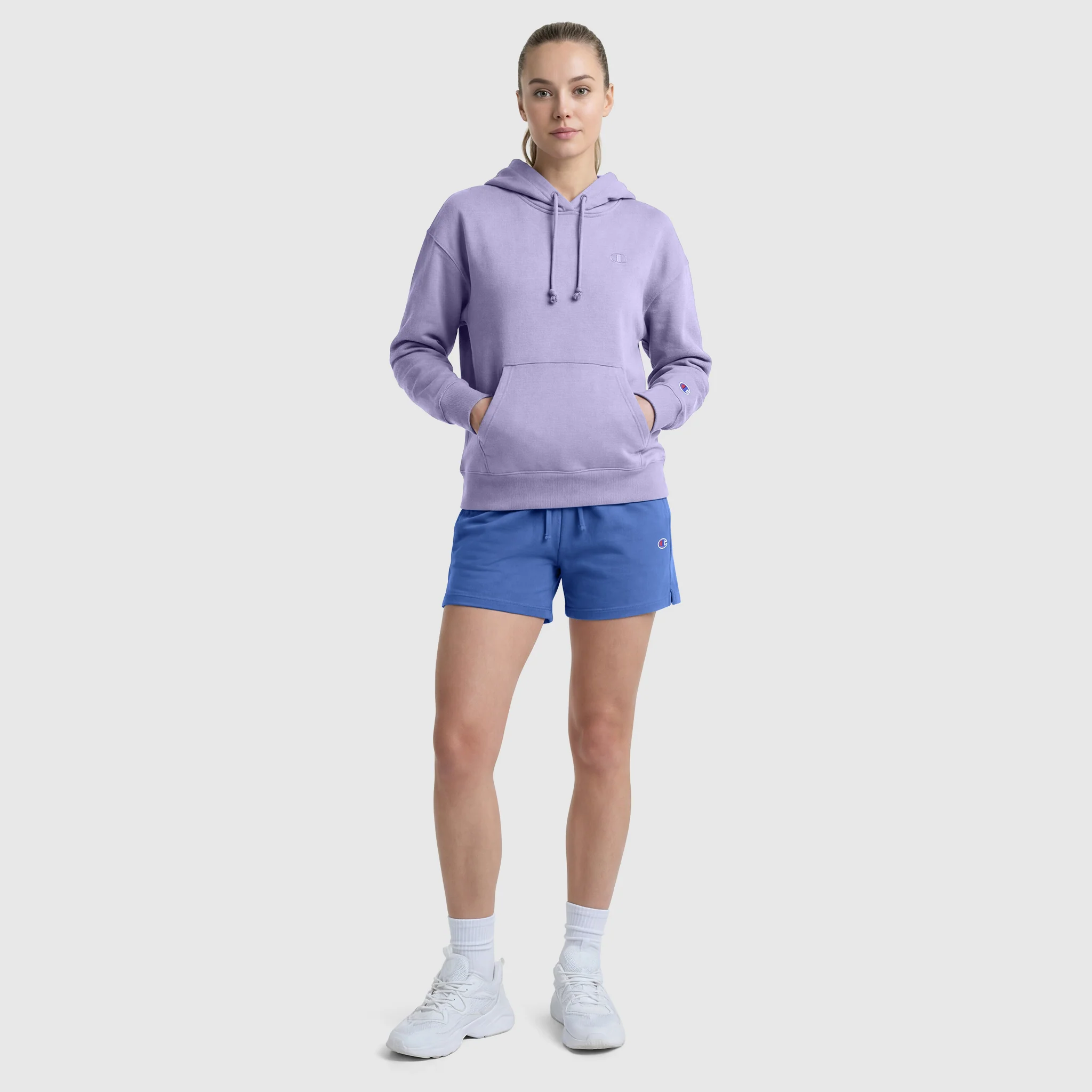 Powerblend Freshman Hoodie, C Logo - Image 7