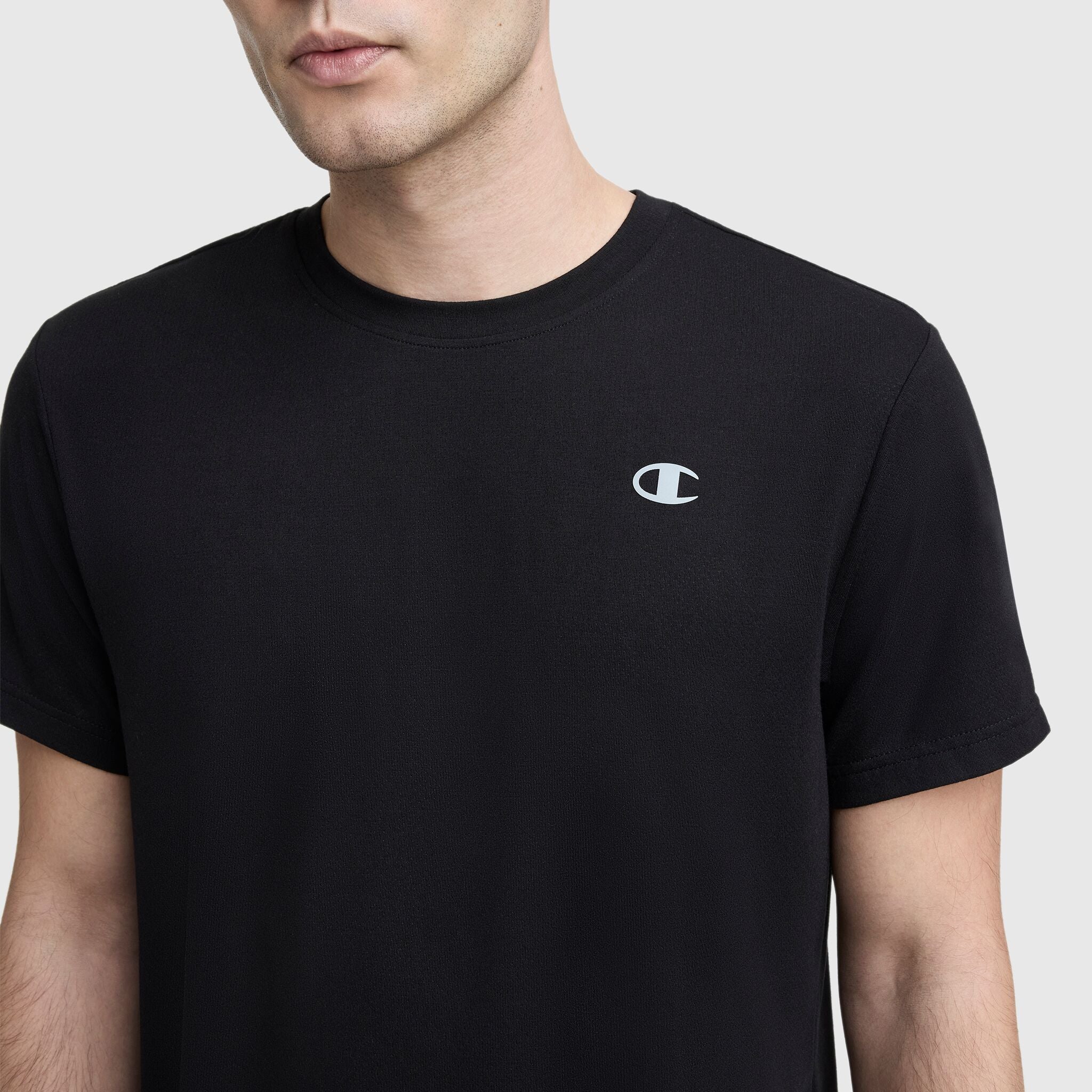 Sport Crewneck T-Shirt, Script Logo - Image 4