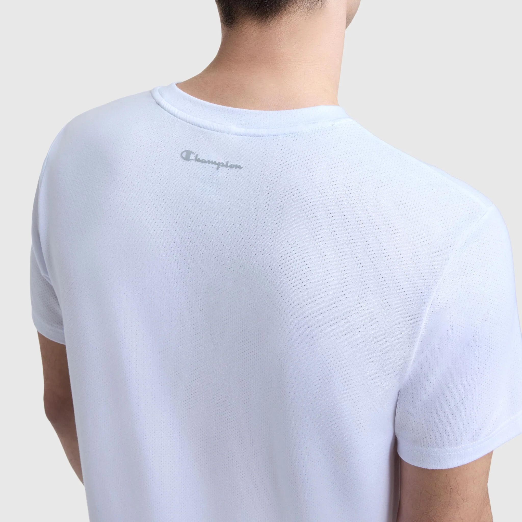 Sport Crewneck T-Shirt, Script Logo - Image 3