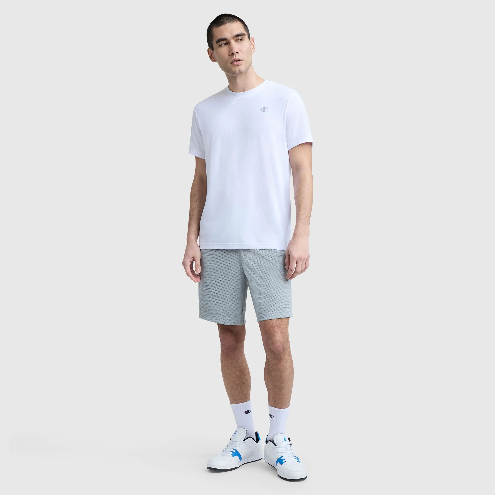 Sport Crewneck T-Shirt, Script Logo - Image 5