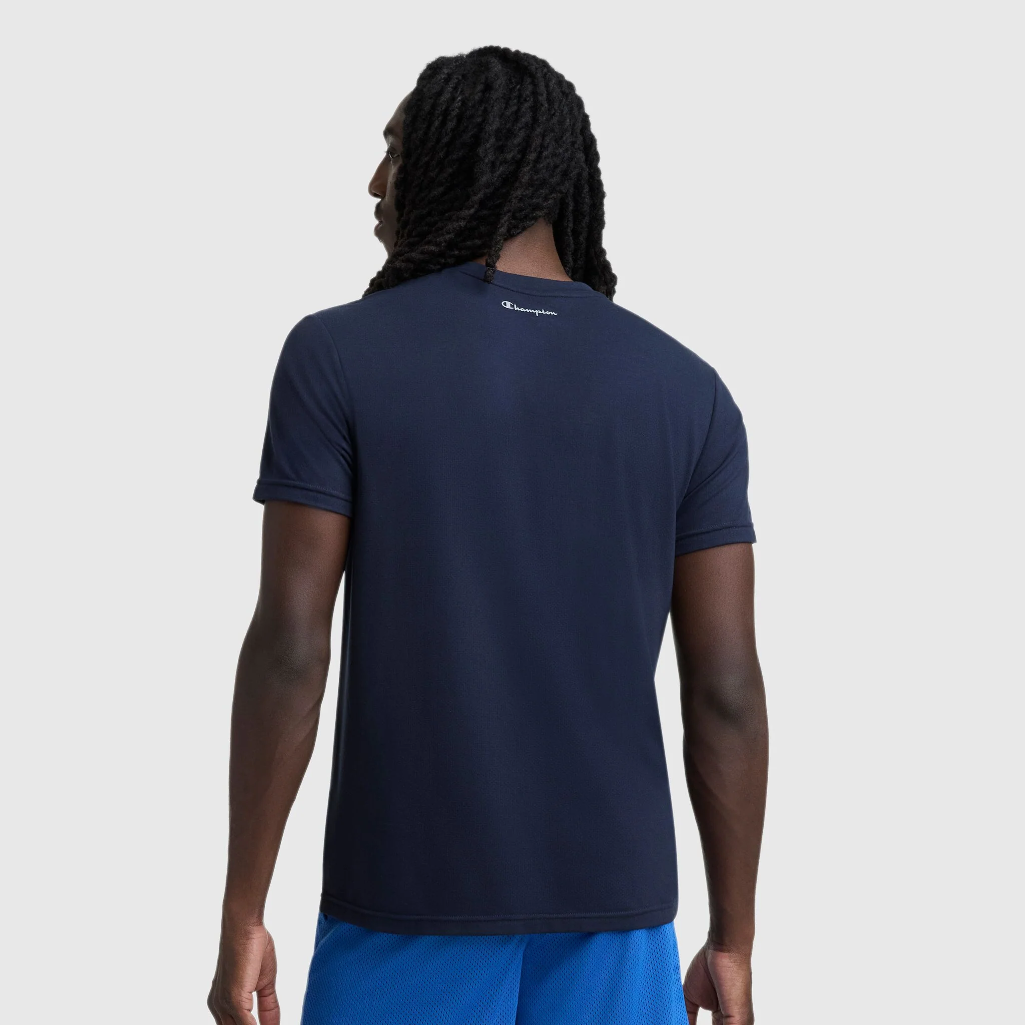 Sport Crewneck T-Shirt, Script Logo - Image 2