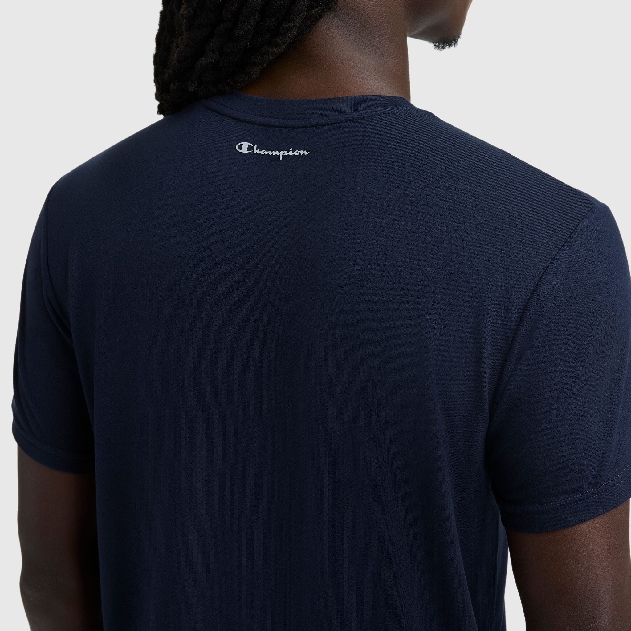 Sport Crewneck T-Shirt, Script Logo - Image 3