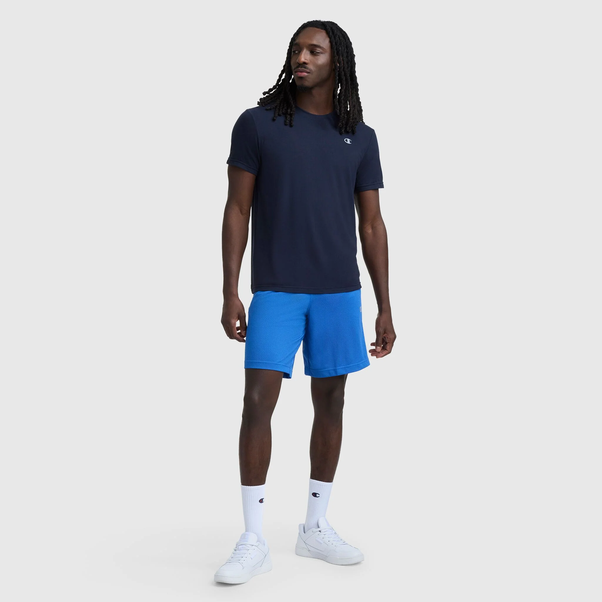 Sport Crewneck T-Shirt, Script Logo - Image 5