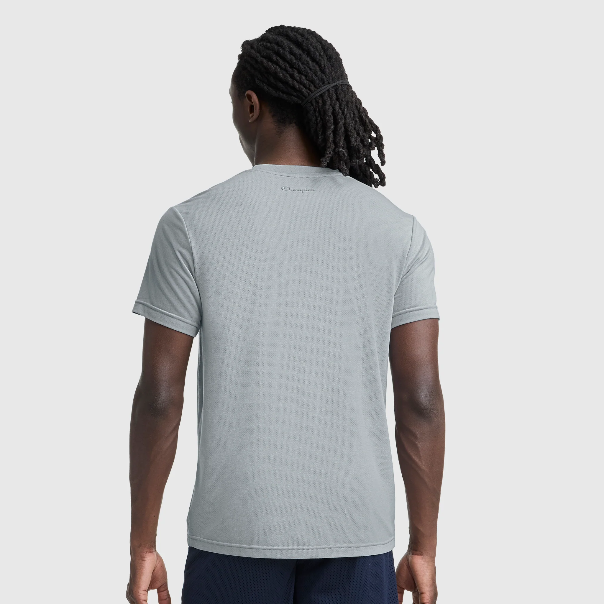 Sport Crewneck T-Shirt, Script Logo - Image 2