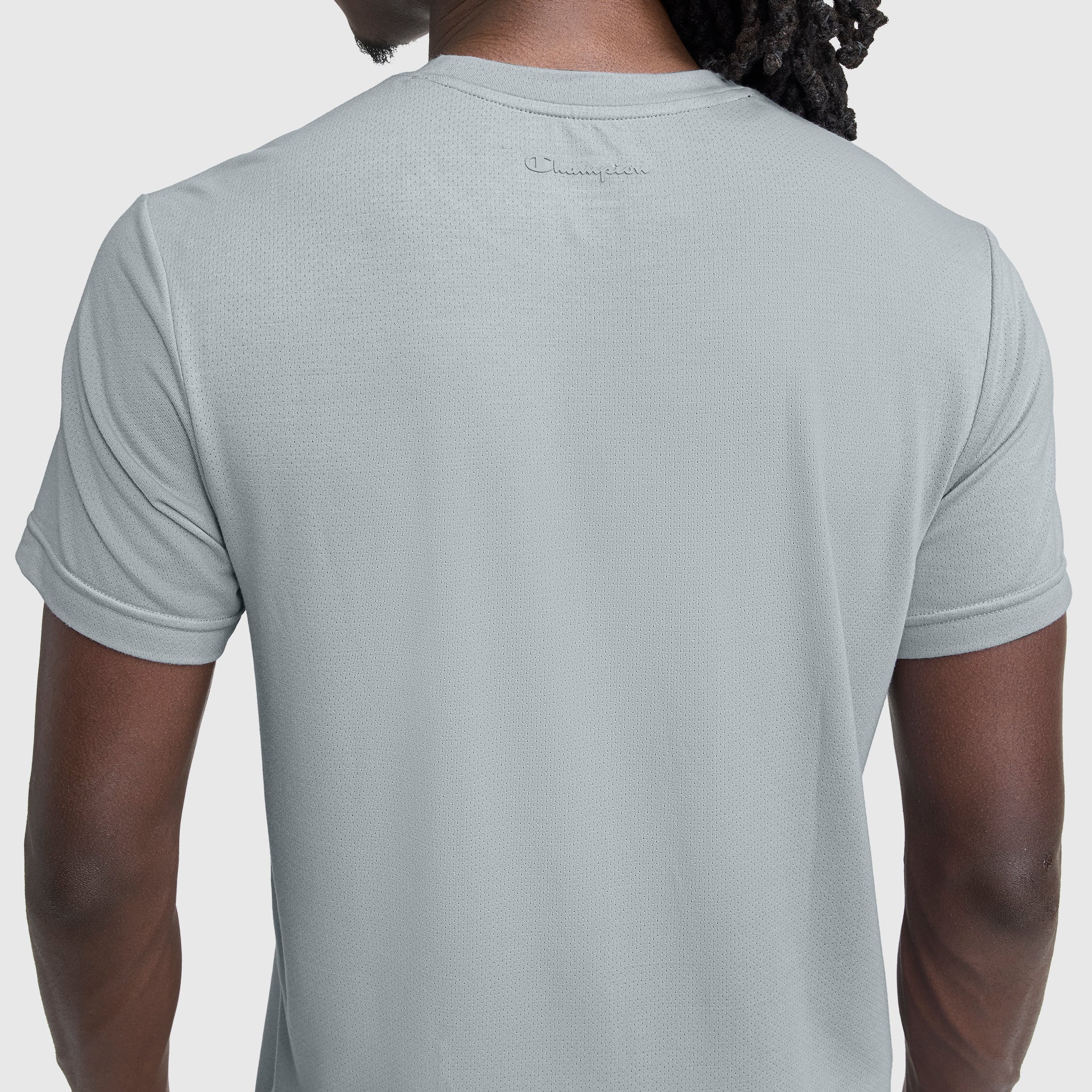 Sport Crewneck T-Shirt, Script Logo - Image 3
