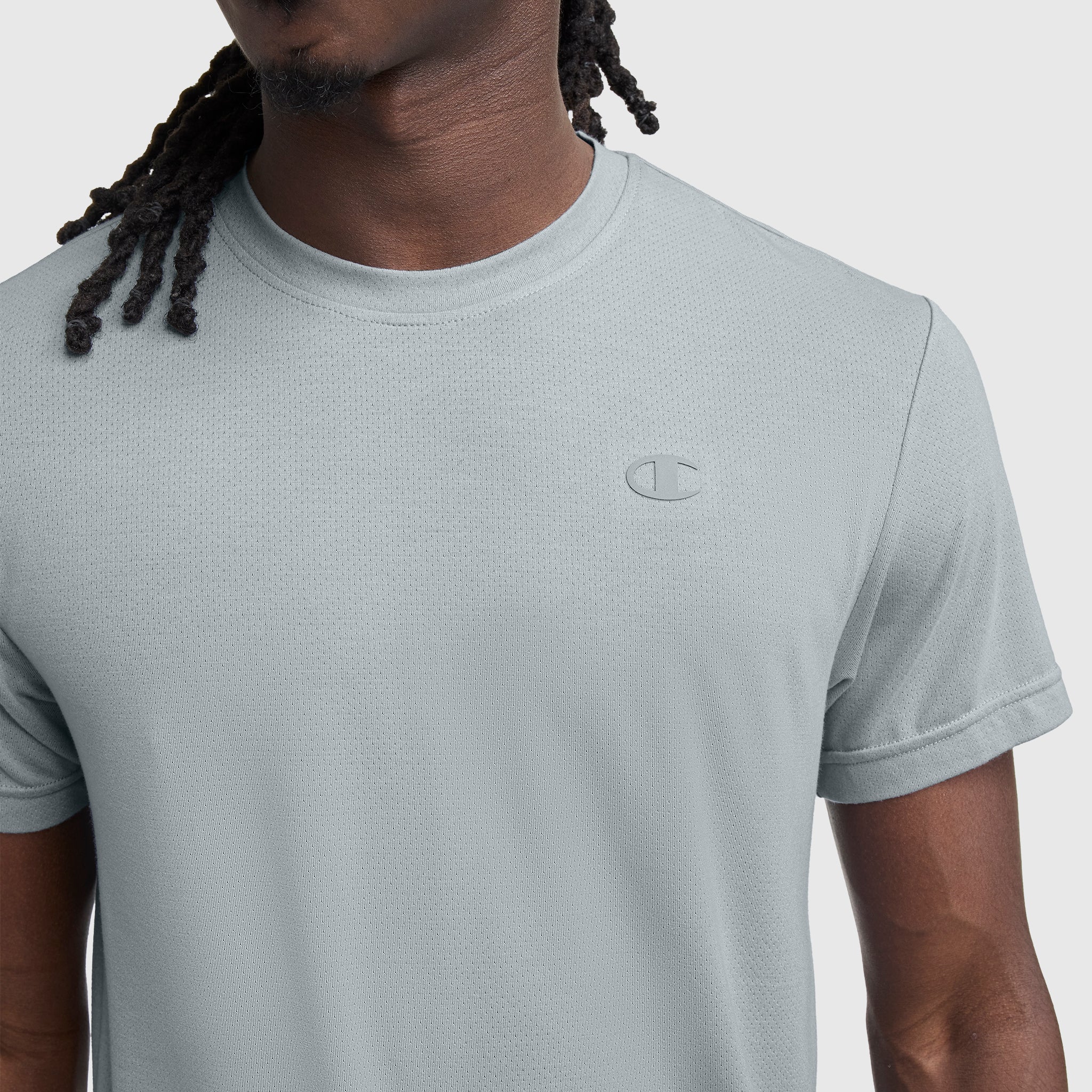 Sport Crewneck T-Shirt, Script Logo - Image 5
