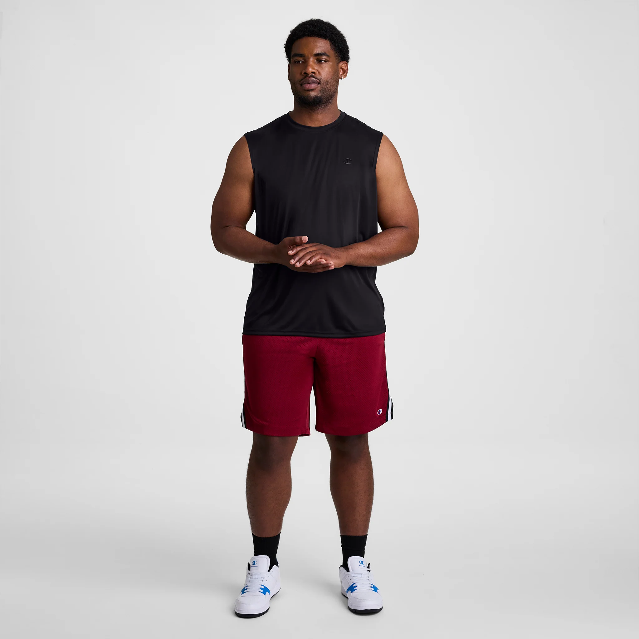 Sport Muscle Tank, Reflective C Logo - Big & Tall - Image 4
