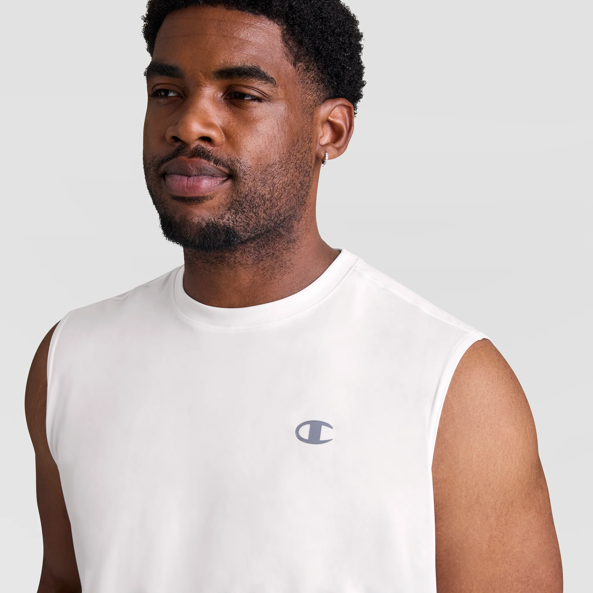 Sport Muscle Tank, Reflective C Logo - Big & Tall - Image 3