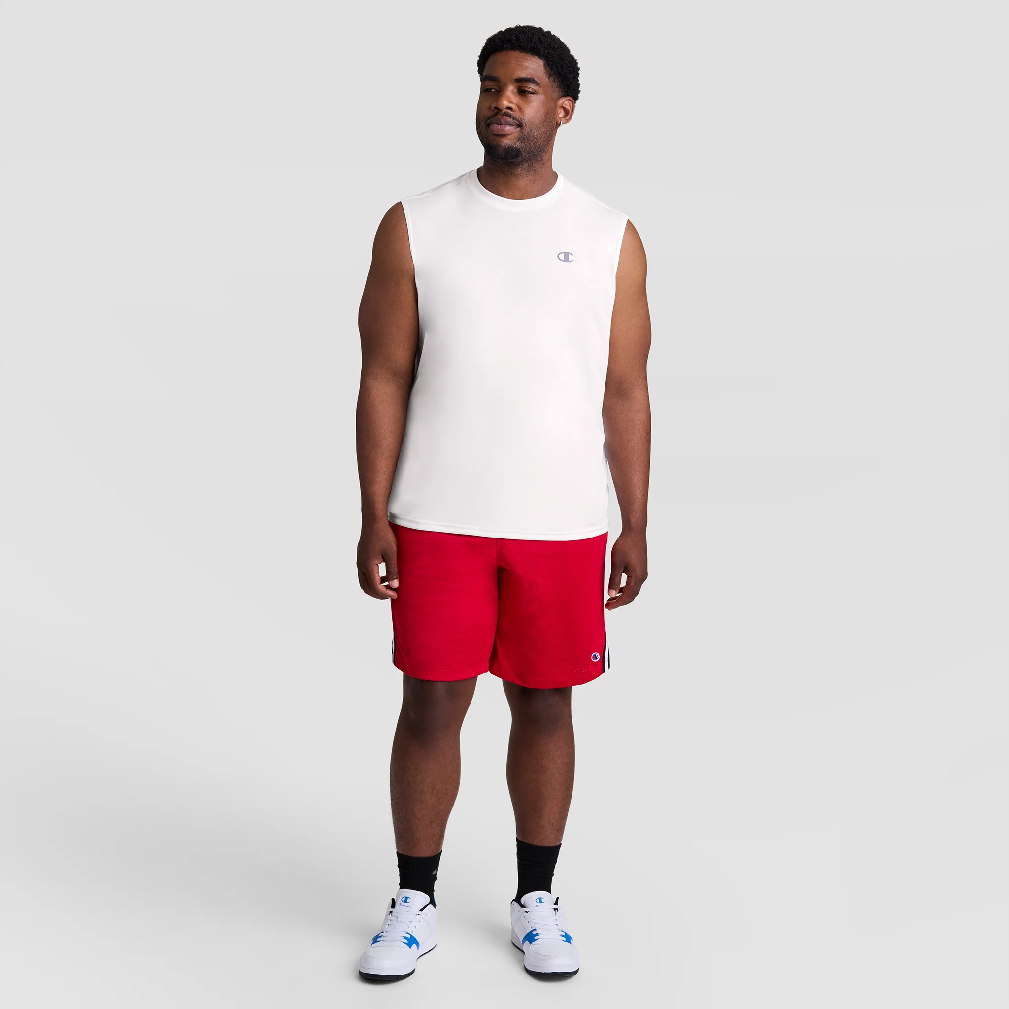 Sport Muscle Tank, Reflective C Logo - Big & Tall - Image 5