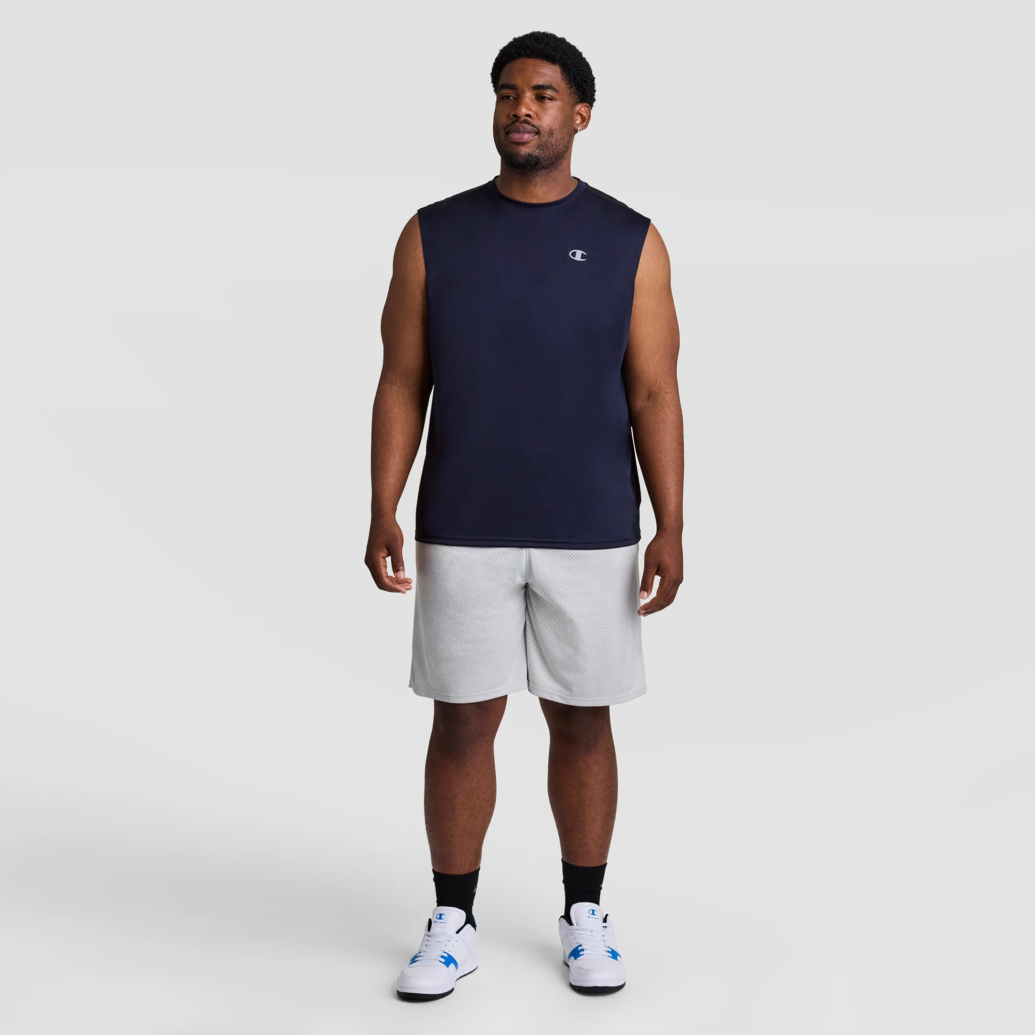 Sport Muscle Tank, Reflective C Logo - Big & Tall - Image 5