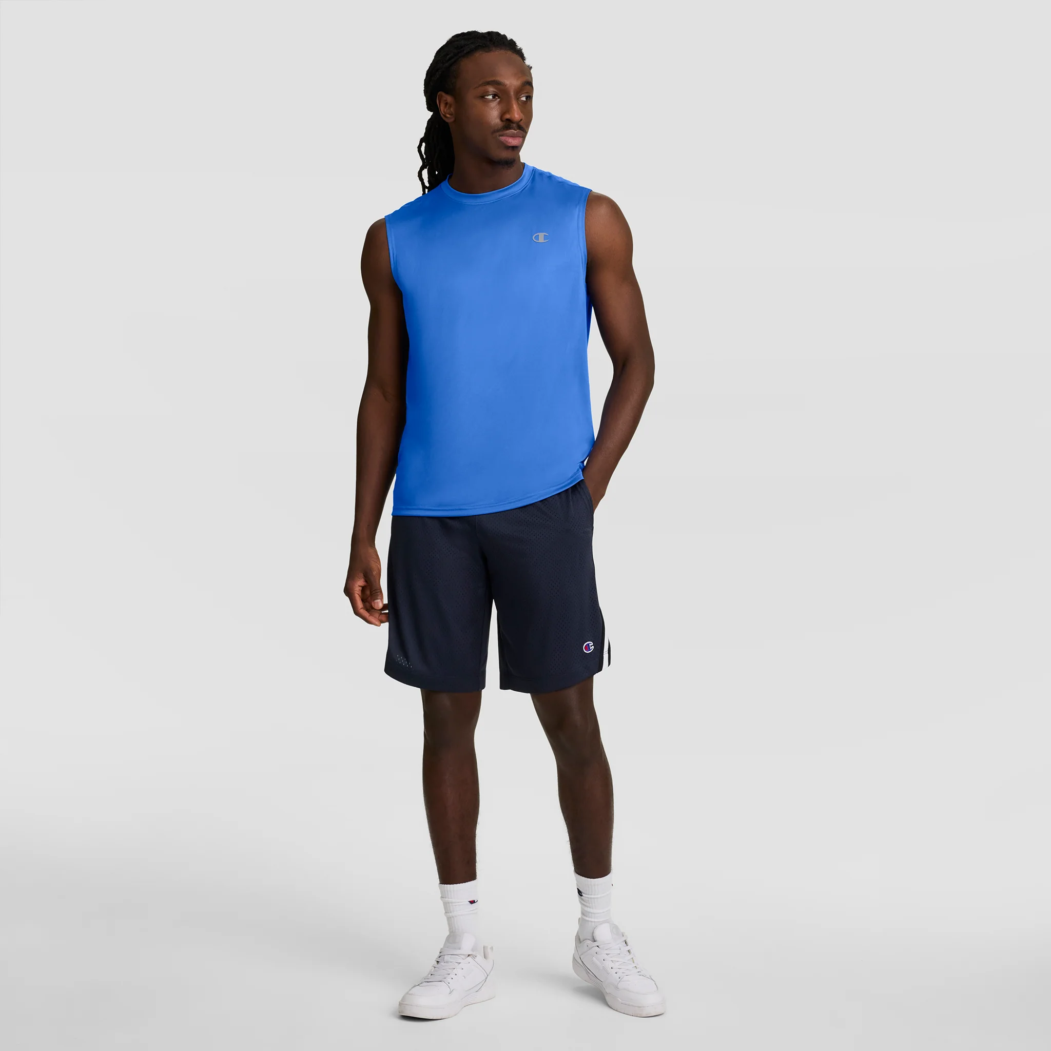 Sport Muscle Tank, Reflective C Logo - Image 5
