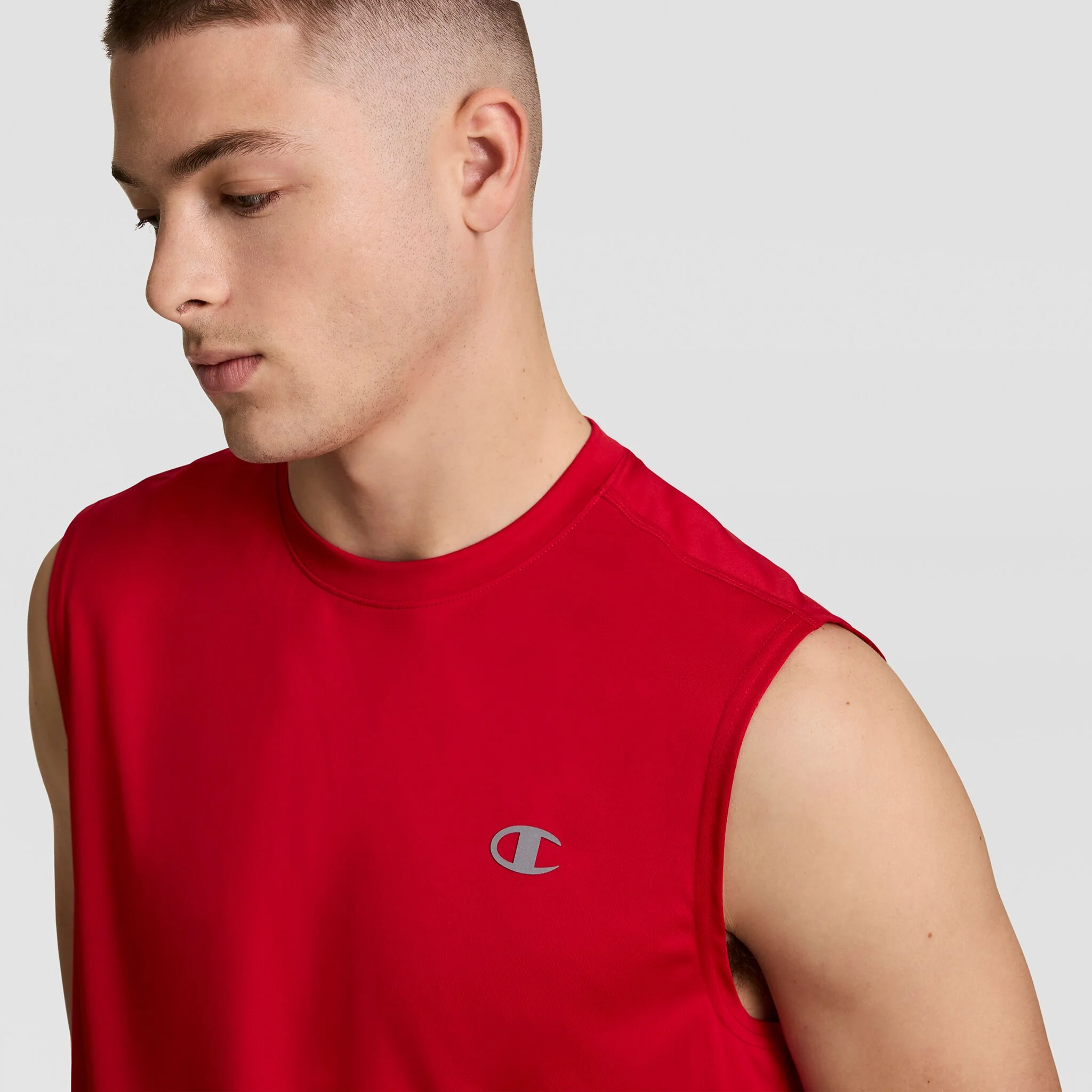 Sport Muscle Tank, Reflective C Logo - Image 3