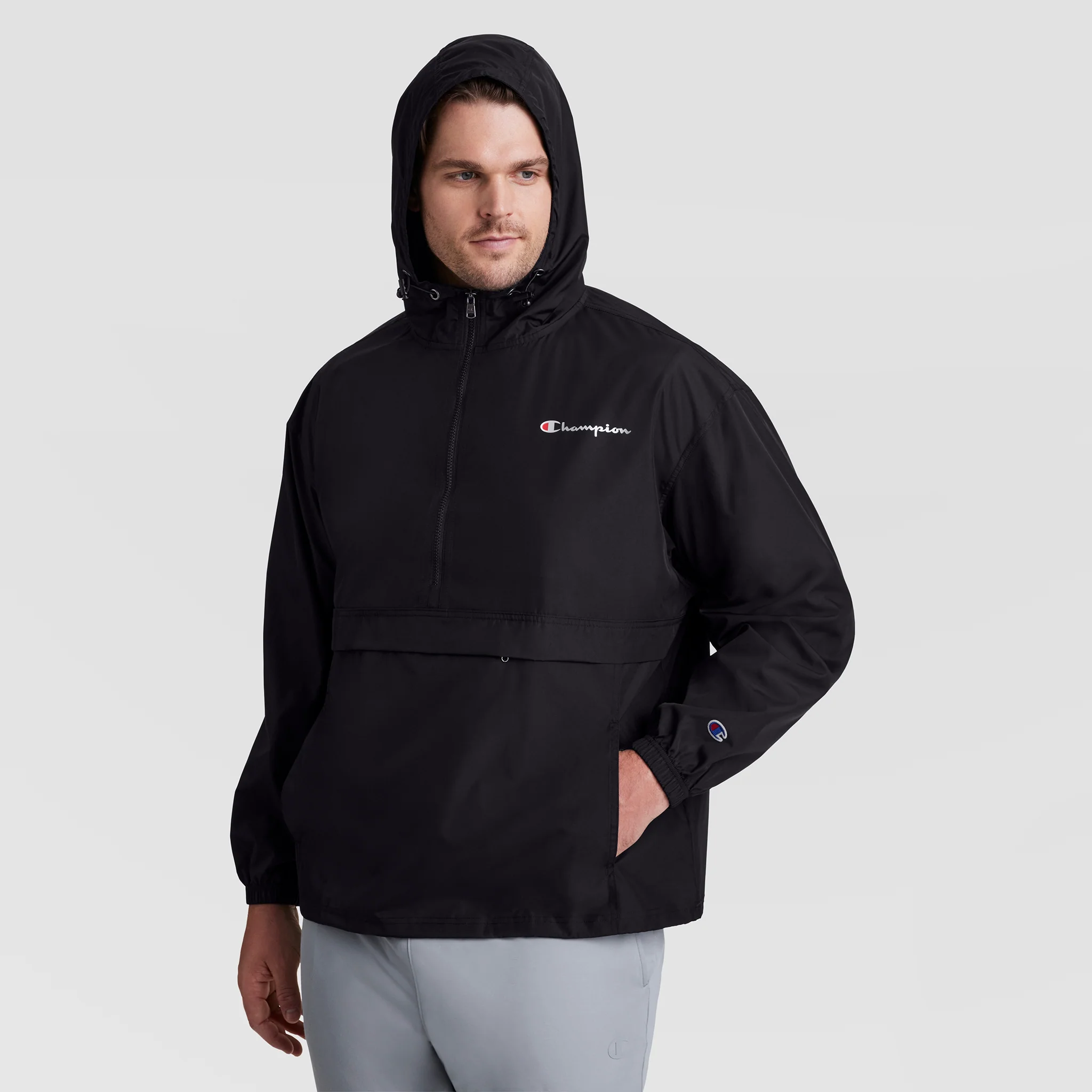 Stadium Packable Jacket, Script Logo - Big & Tall - Image 2