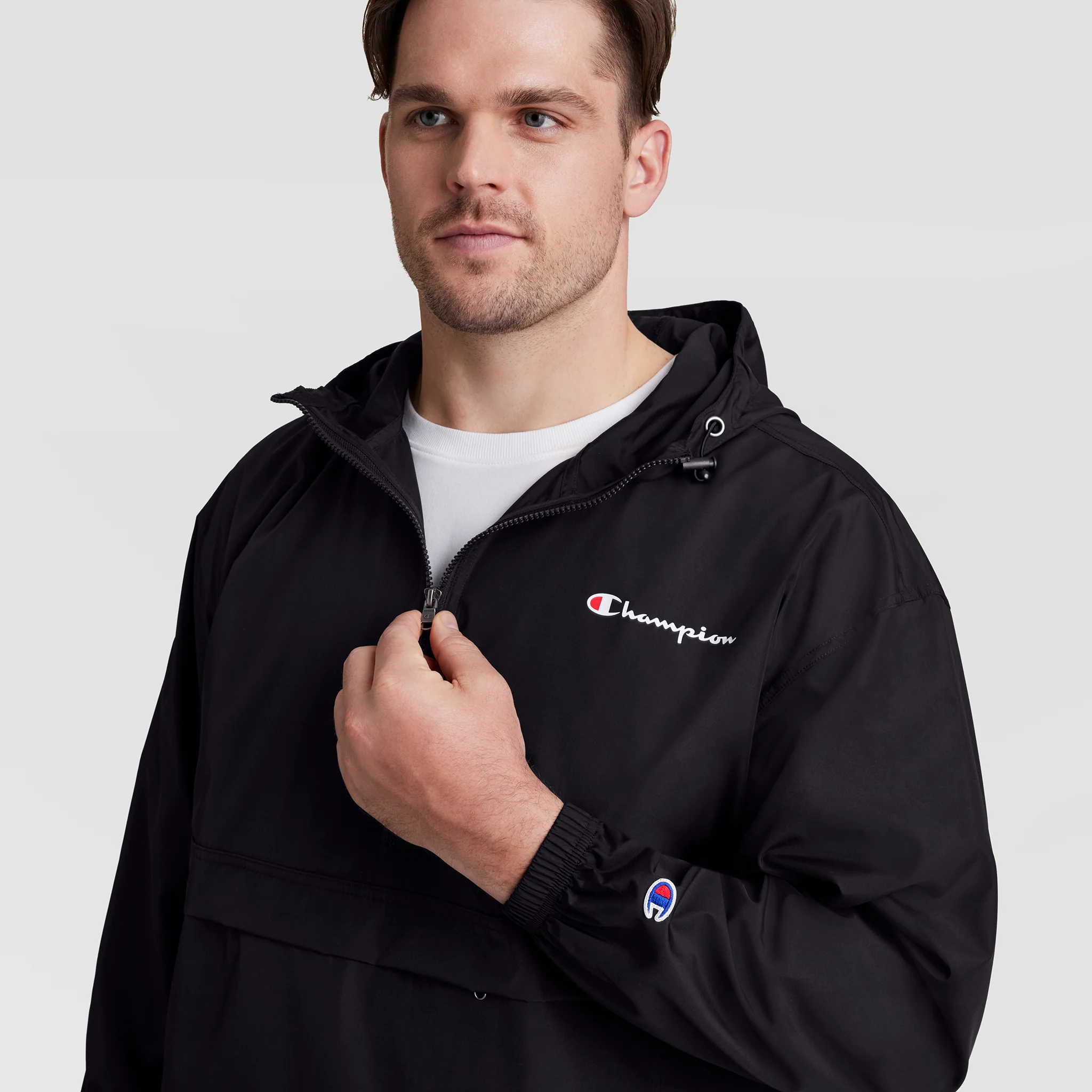 Stadium Packable Jacket, Script Logo - Big & Tall - Image 6