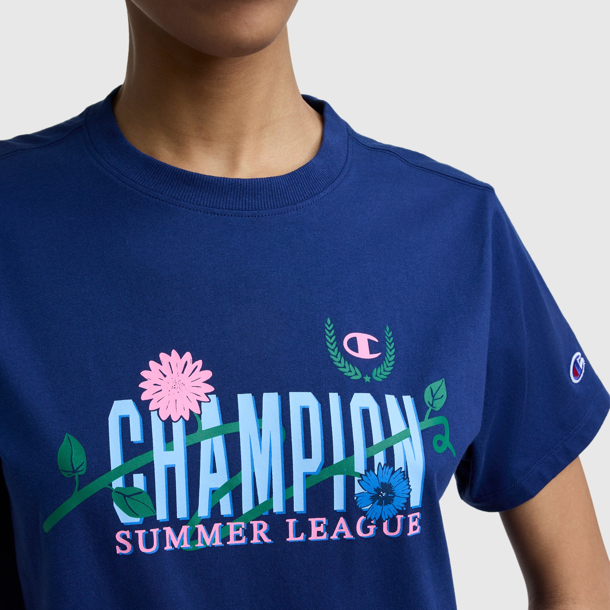 Summer League Graphic T-Shirt, C  Logo - Image 3