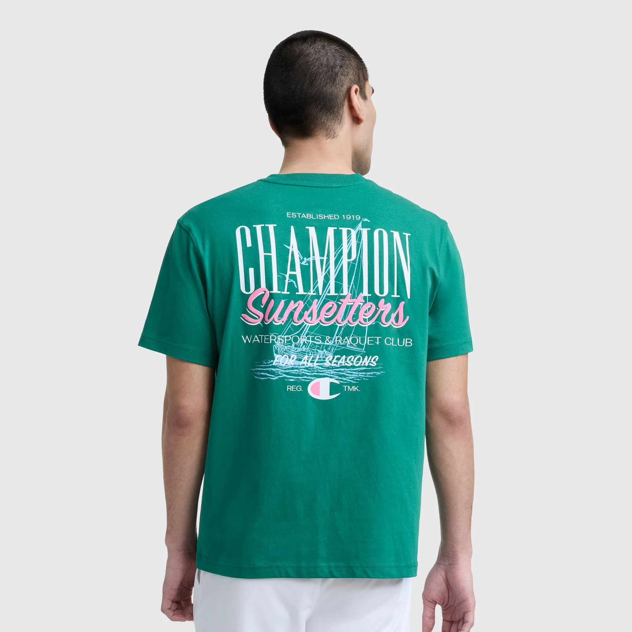 Sunsetters Graphic T-Shirt, C Logo - Image 2