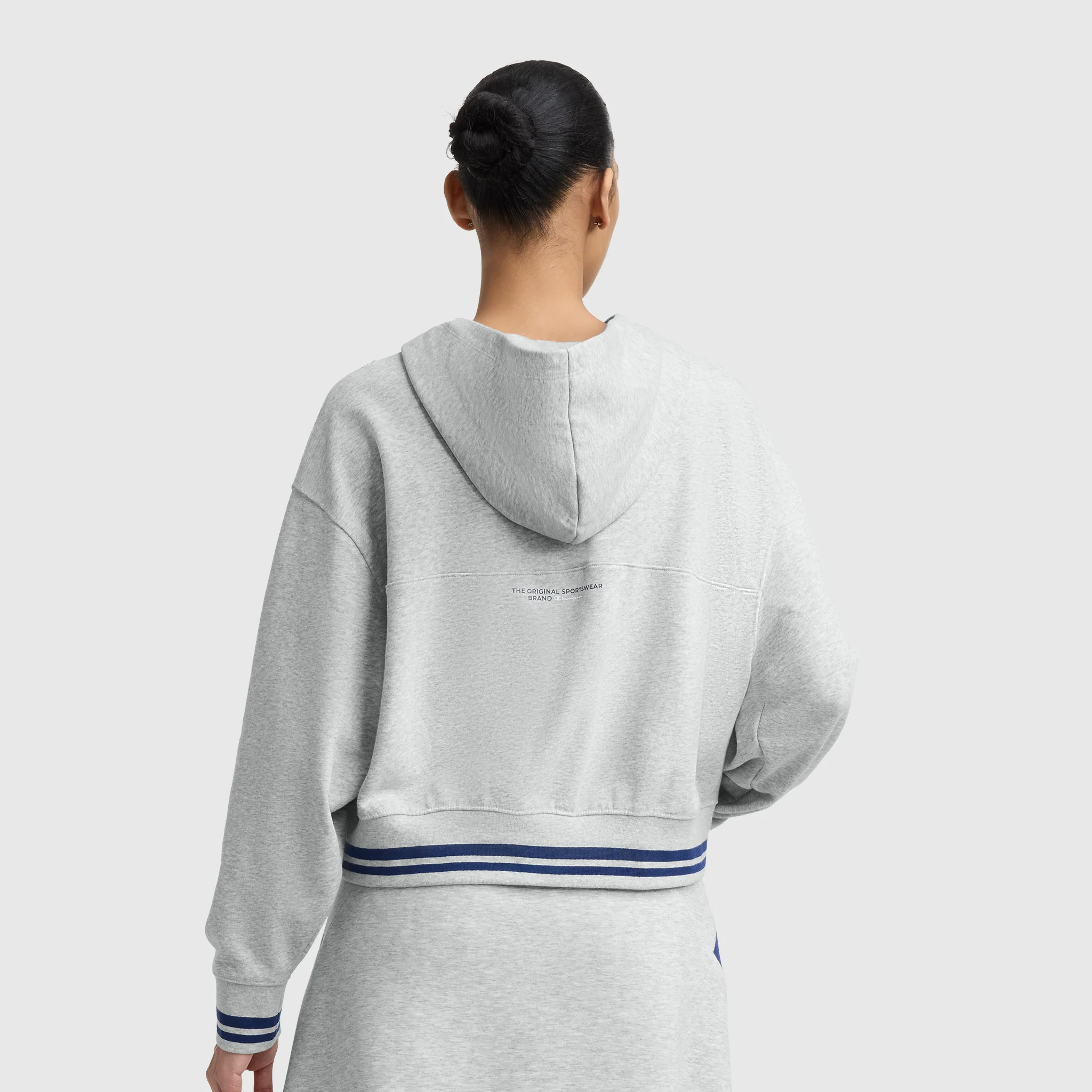 Tackle Lace Front Hoodie, Tonal Embroidered C Logo - Image 2