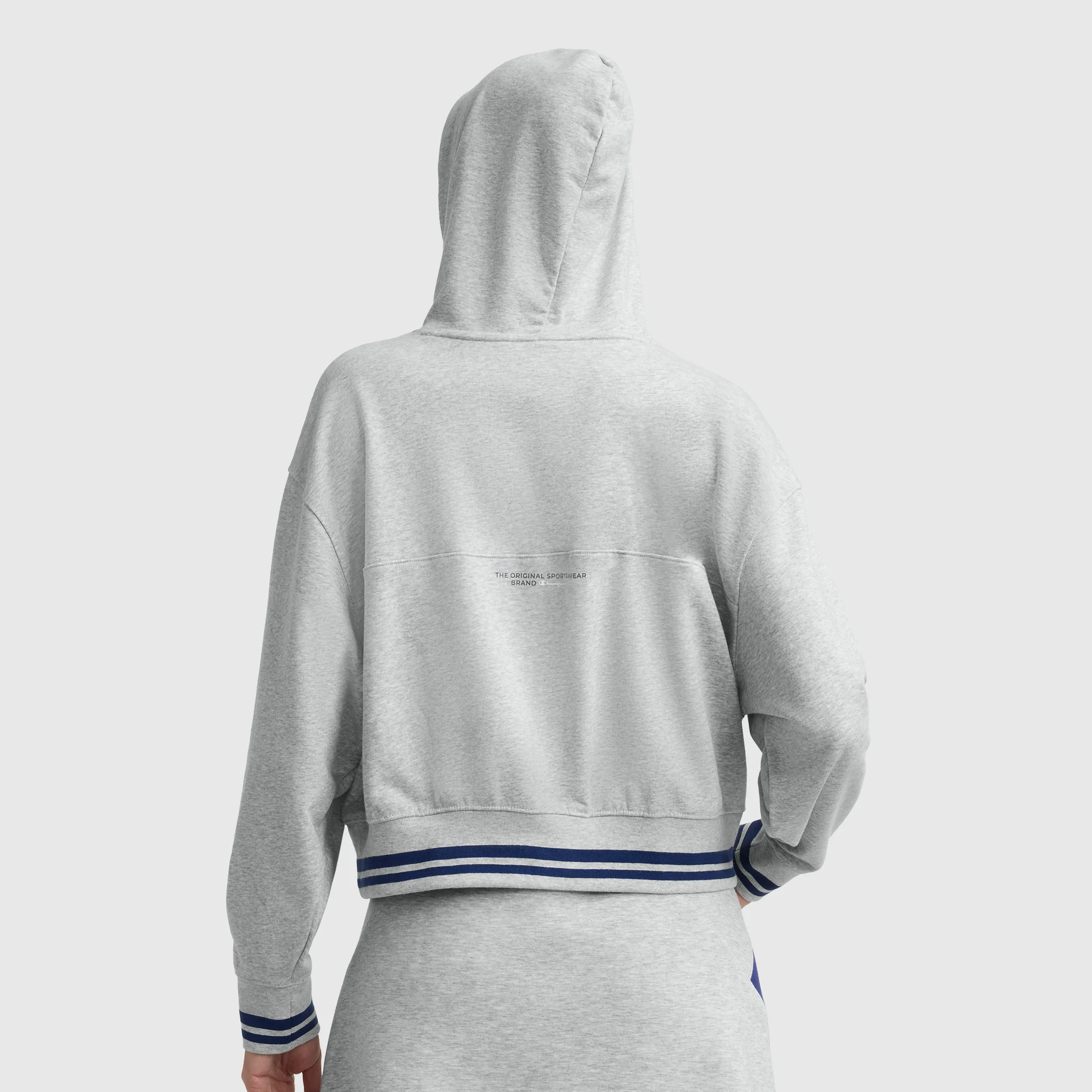 Tackle Lace Front Hoodie, Tonal Embroidered C Logo - Image 3
