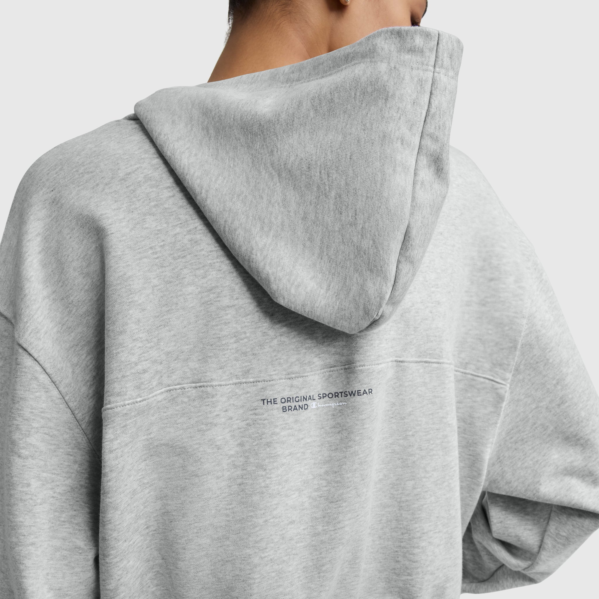 Tackle Lace Front Hoodie, Tonal Embroidered C Logo - Image 6