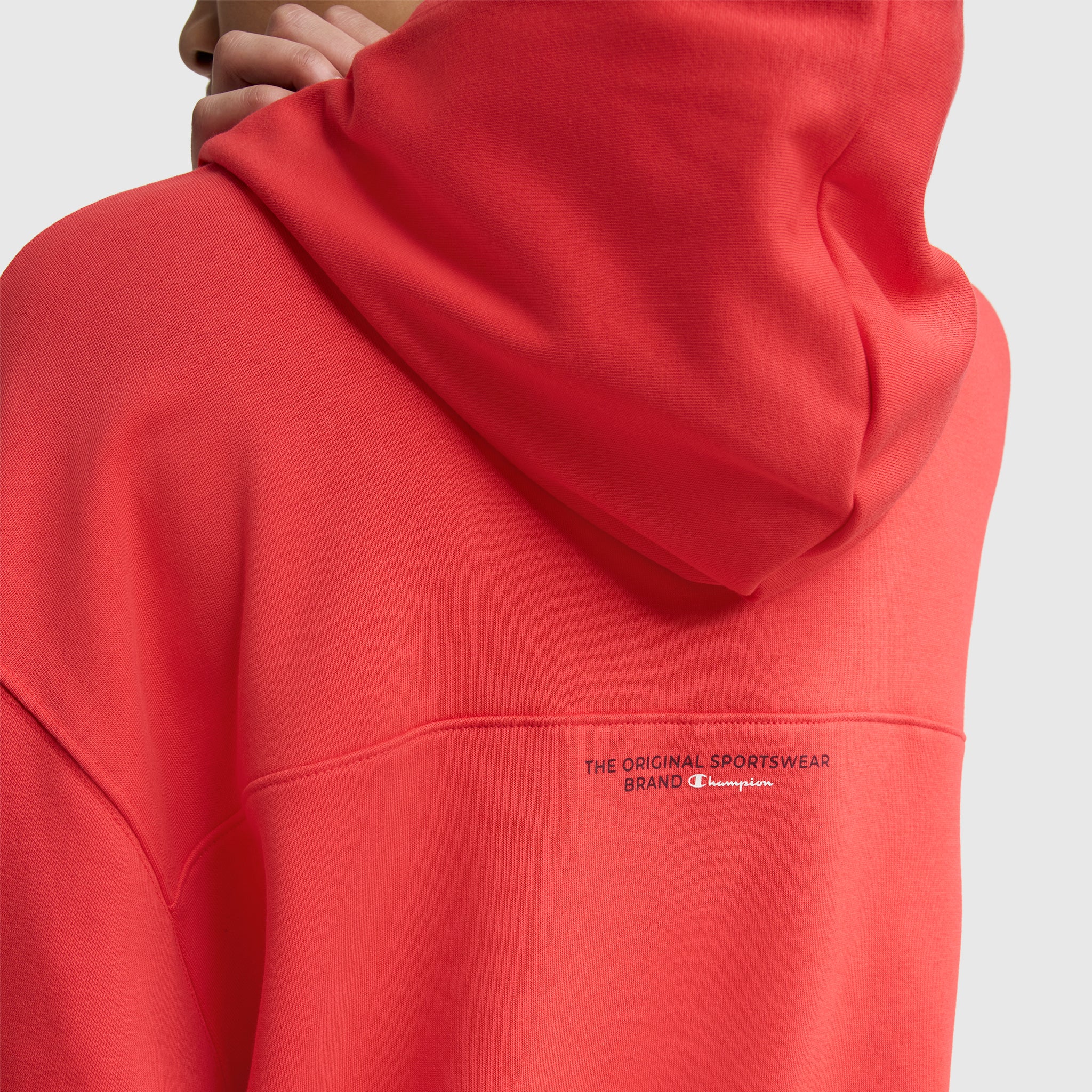 Tackle Lace Front Hoodie, Tonal Embroidered C Logo - Image 6