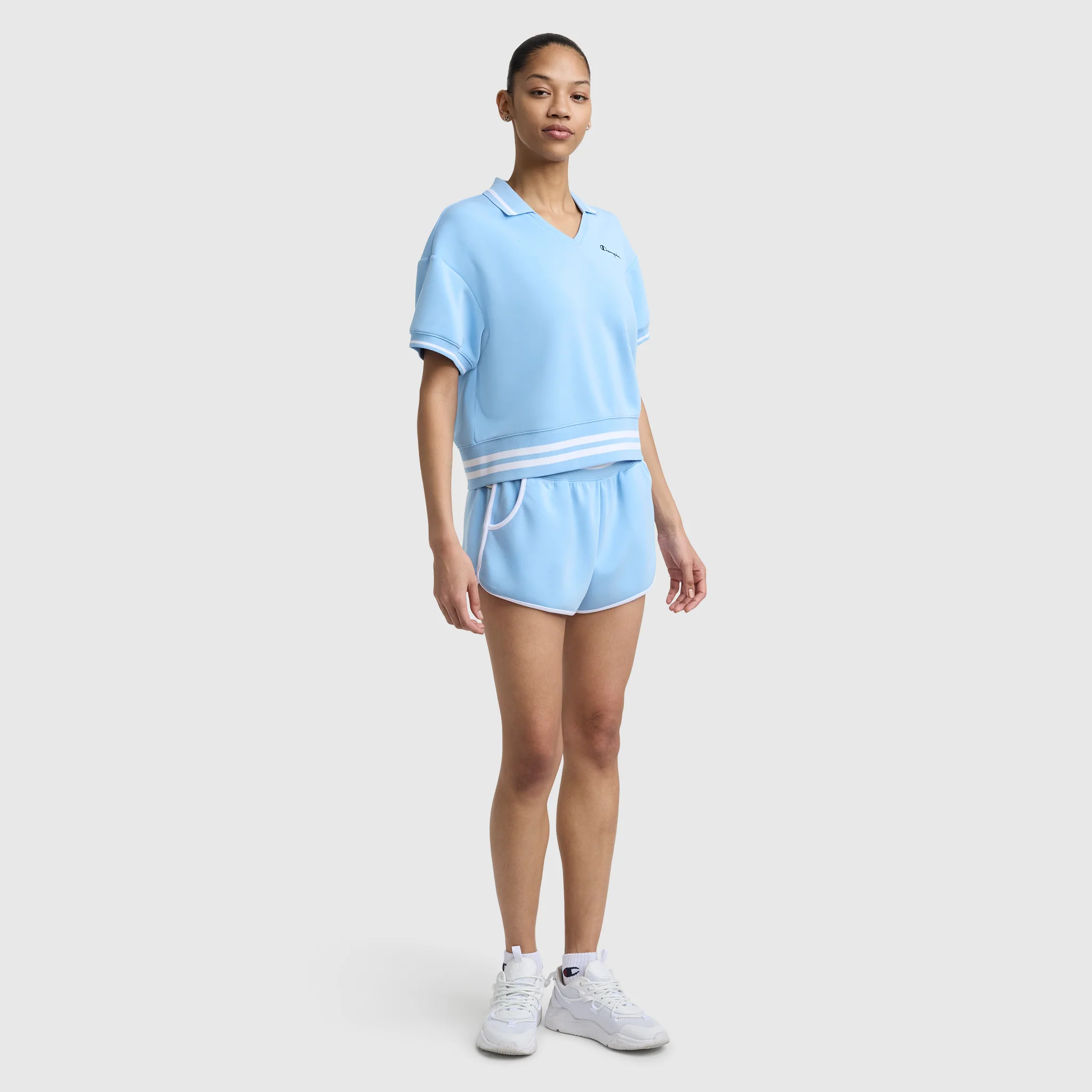 Tennis Court Polo, Embroidered Script Logo - Image 5