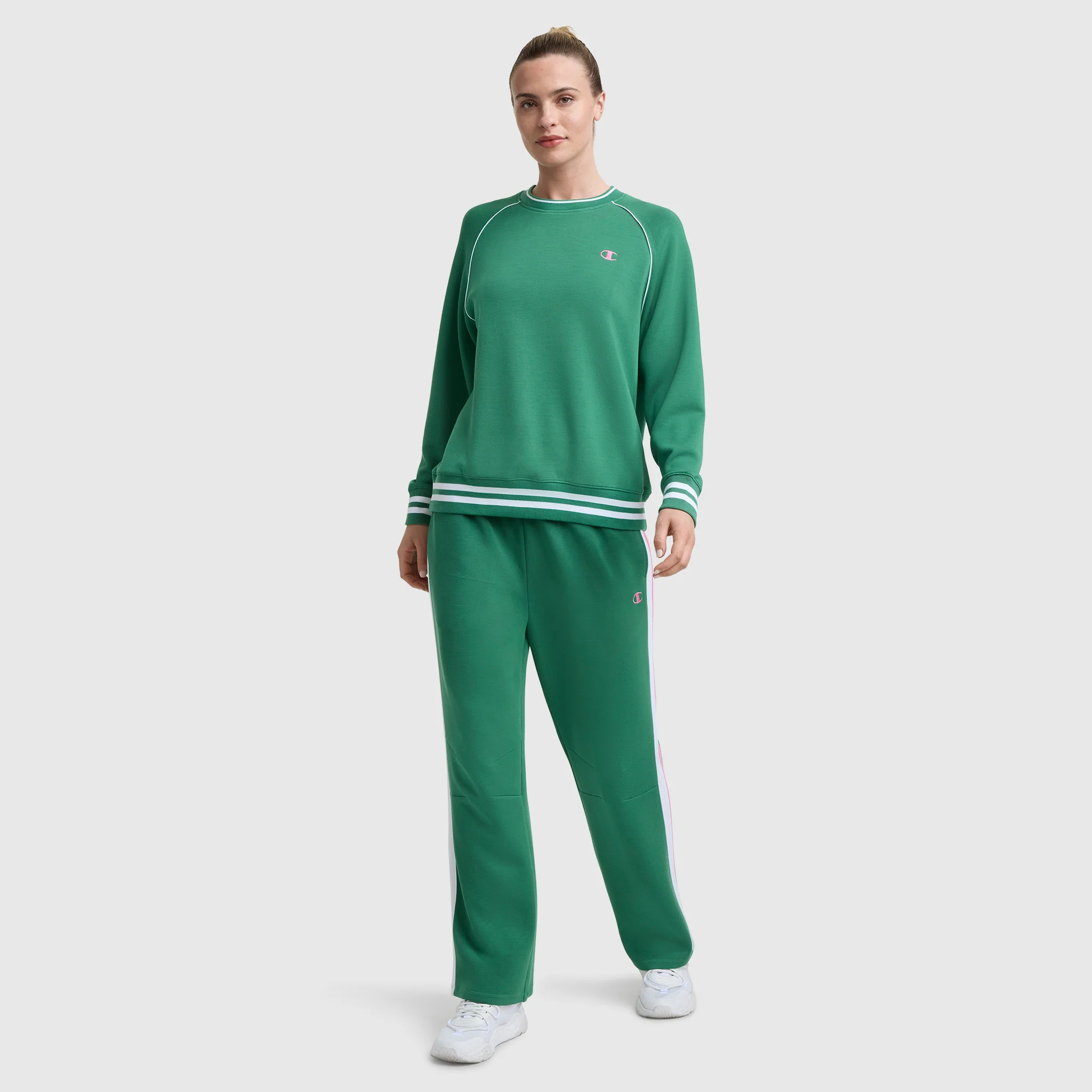 Tennis Court Wide Leg Pant, C Logo - Image 5