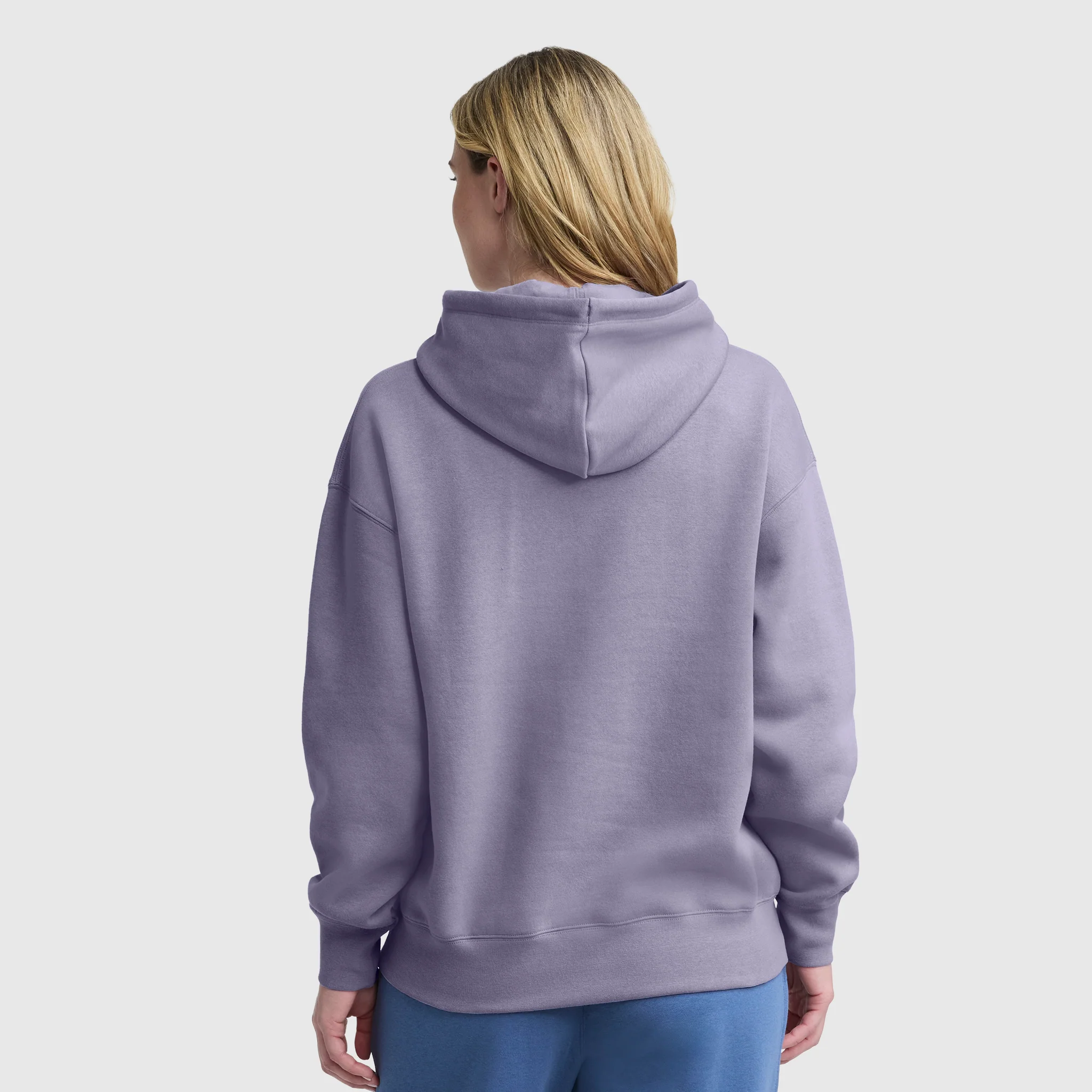 Powerblend Freshman Hoodie, Embroidered Script Logo - Image 2