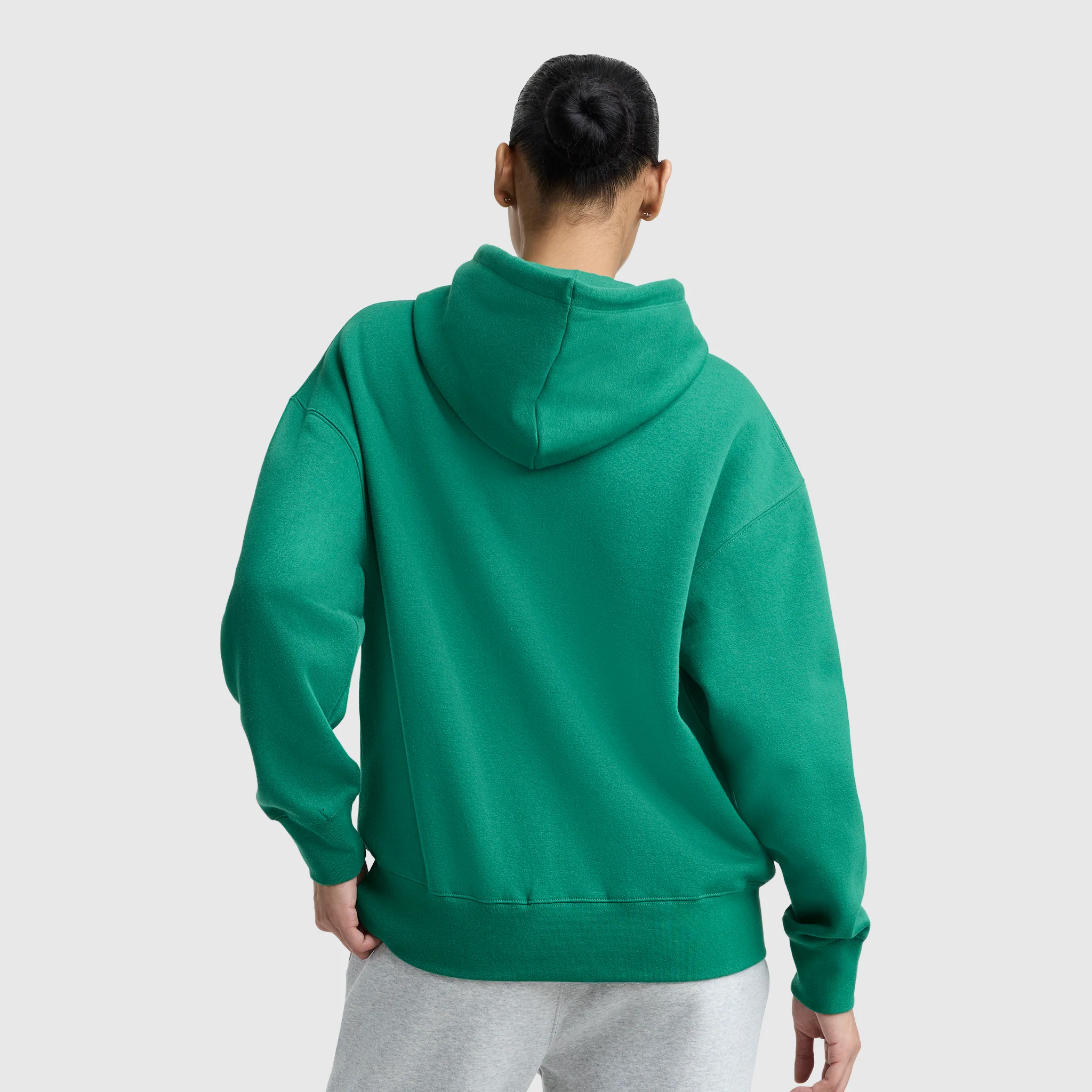 Powerblend Freshman Hoodie, Embroidered Script Logo - Image 2