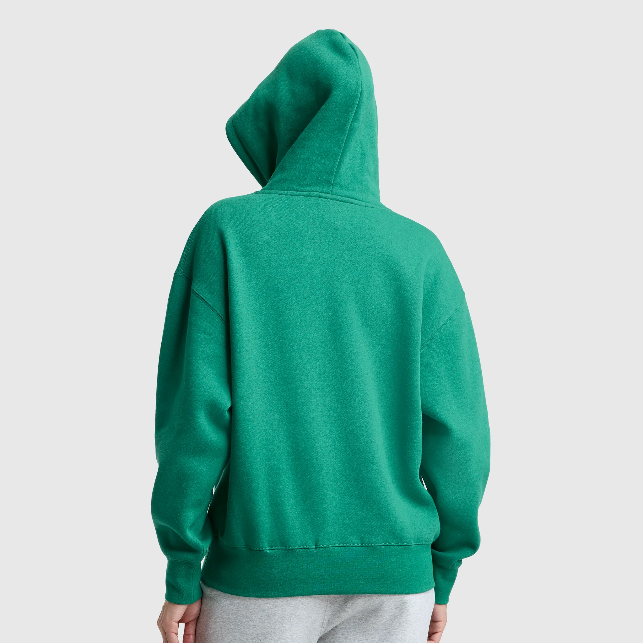 Powerblend Freshman Hoodie, Embroidered Script Logo - Image 5